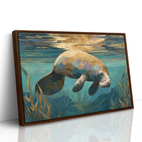 Gentle Giant In Turquoise Waters