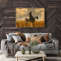 Rider in the Gold Field