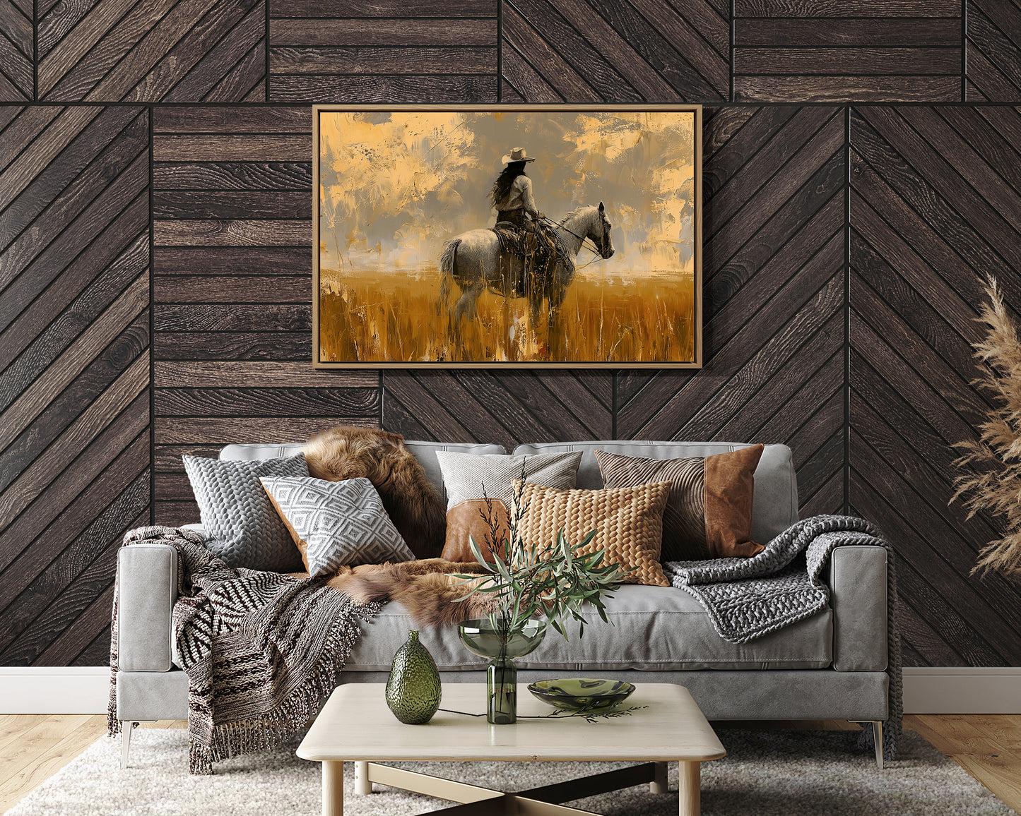 Rider in the Gold Field