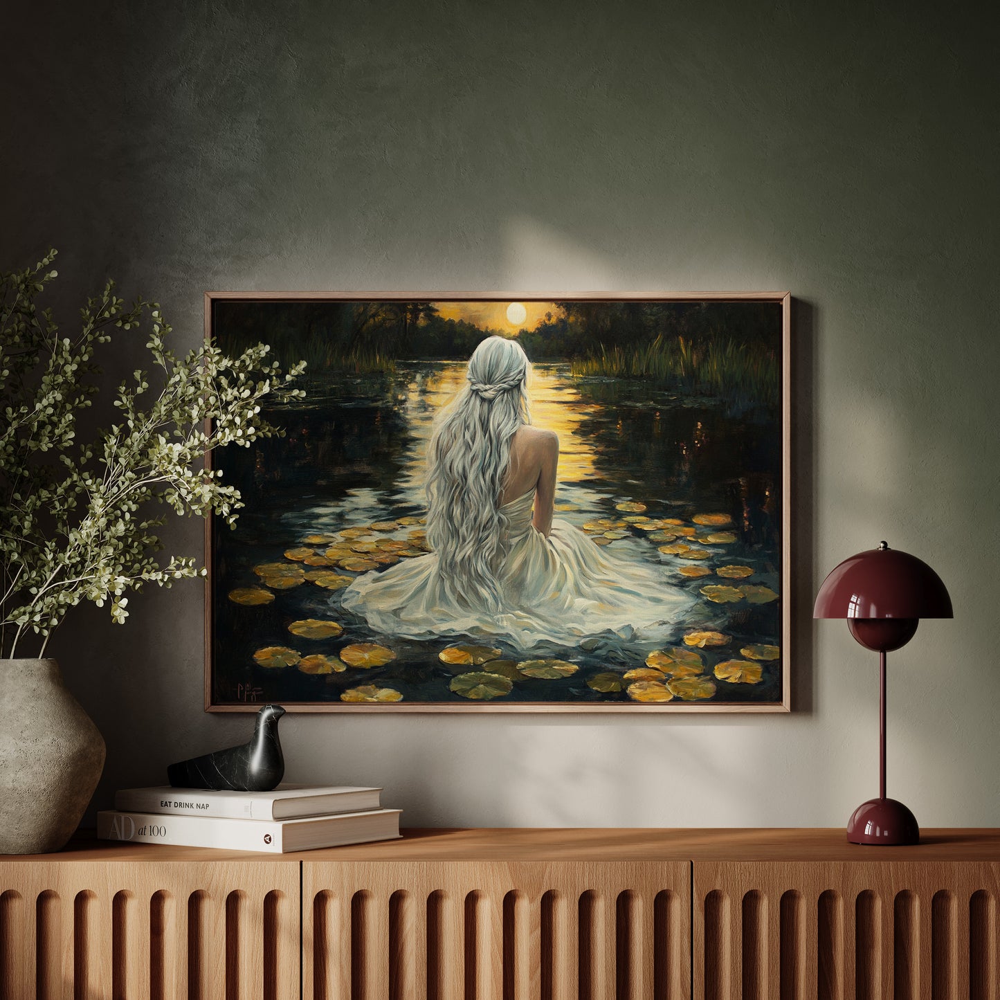 Moonlit Waters Dance With Gold