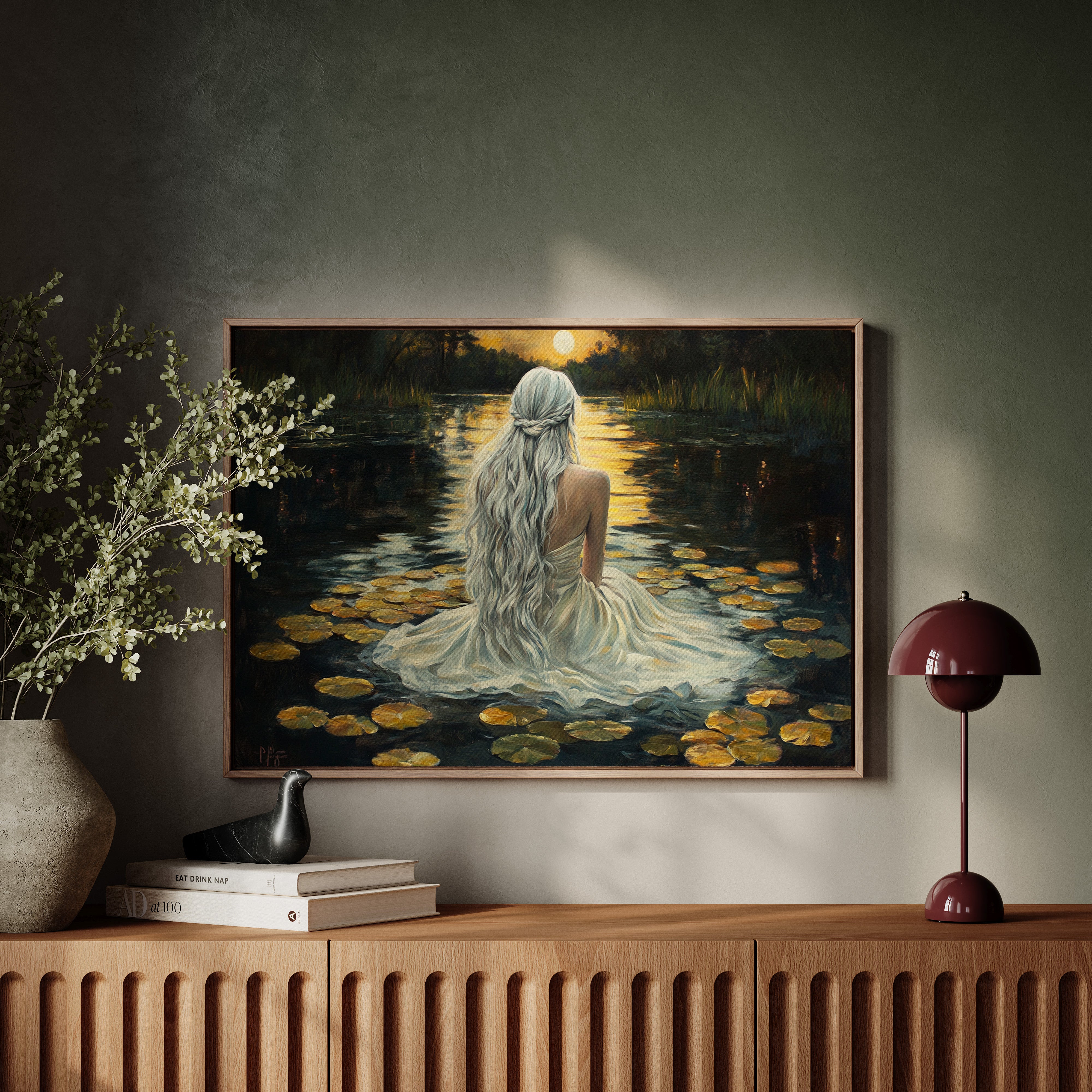 Moonlit Waters Dance With Gold