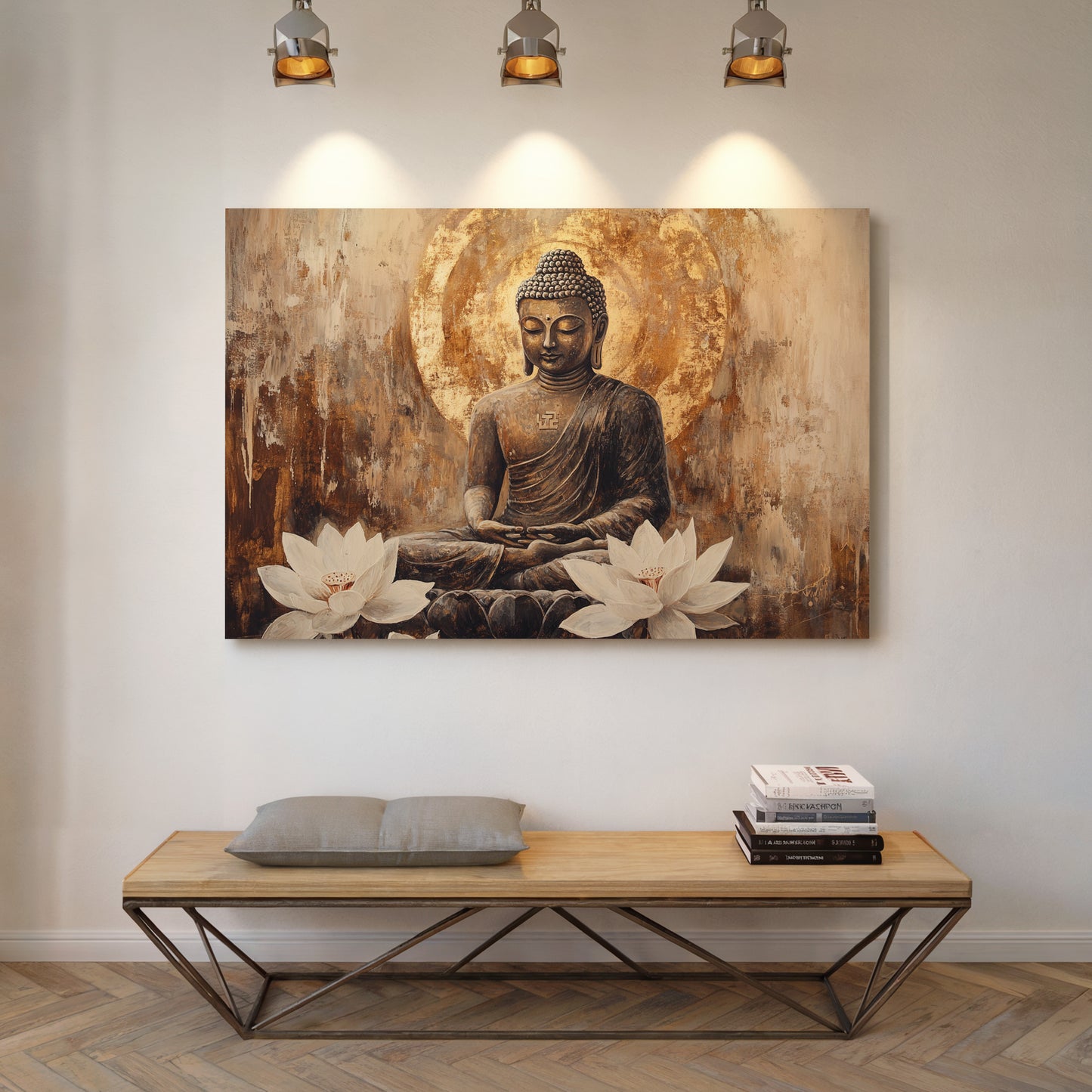 Sacred Lotus Blooms At Dawn