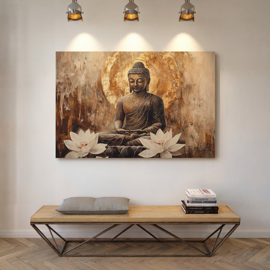 Sacred Lotus Blooms At Dawn