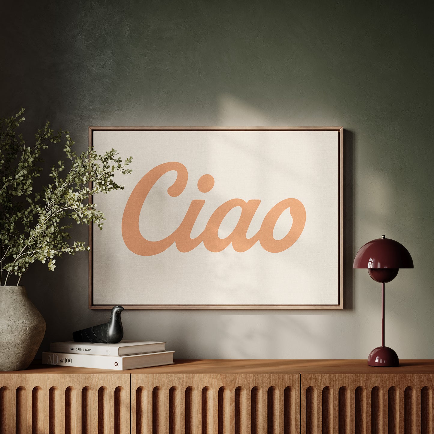 Ciao Retro Wall Art Print