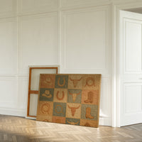 Western Icons Patchwork Quilt Print
