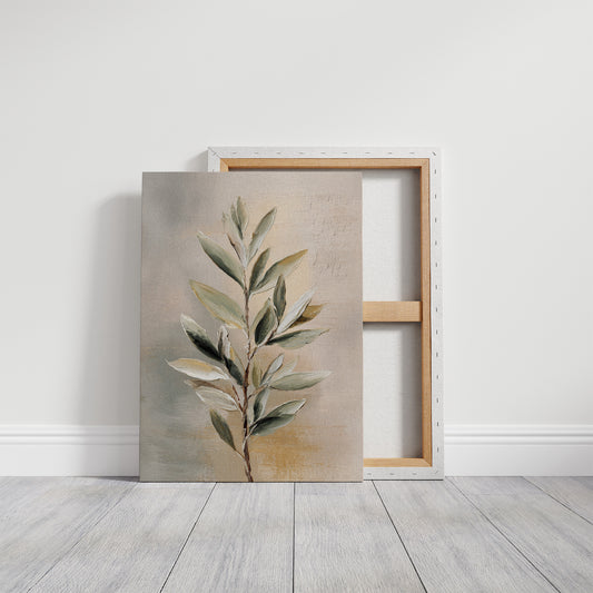 Sage Leaves In Golden Light