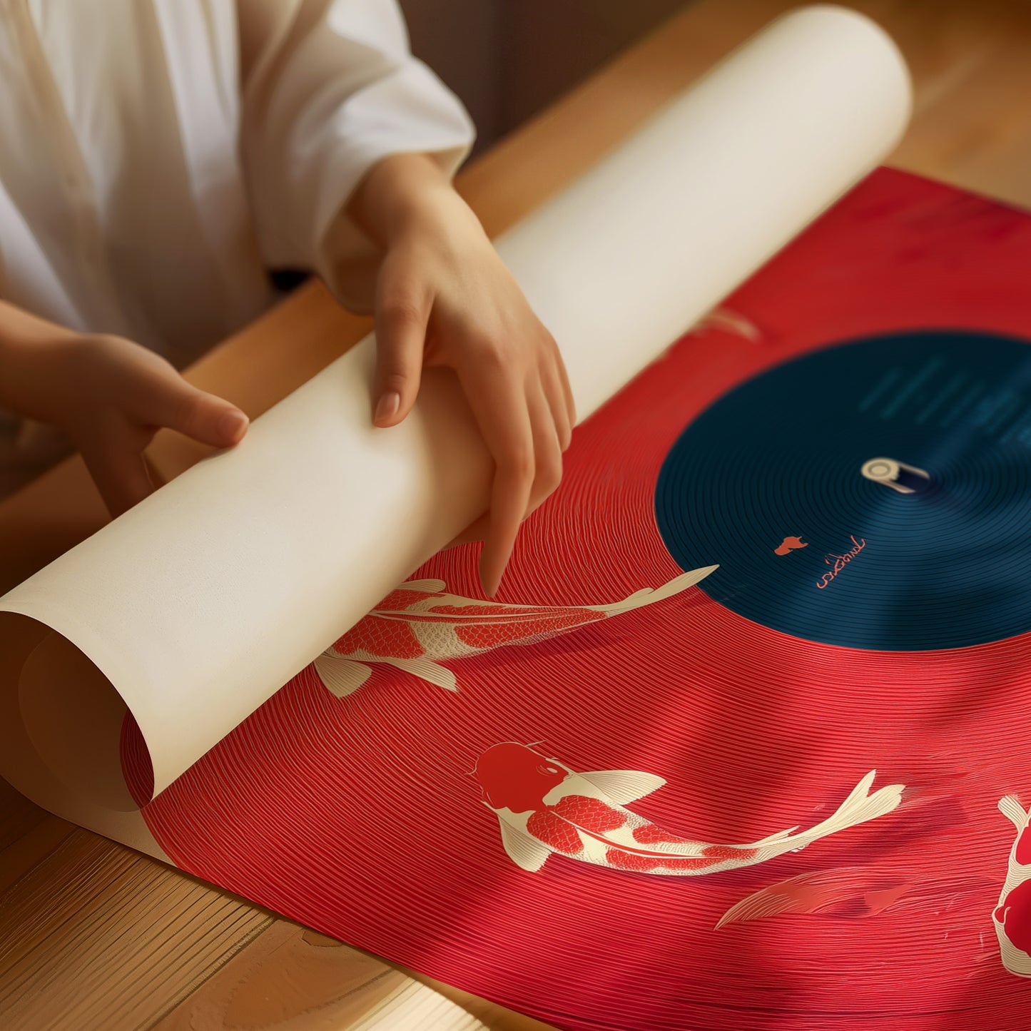 Koi Dance On Vinyl Seas