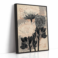 Protea in Ink and Blush