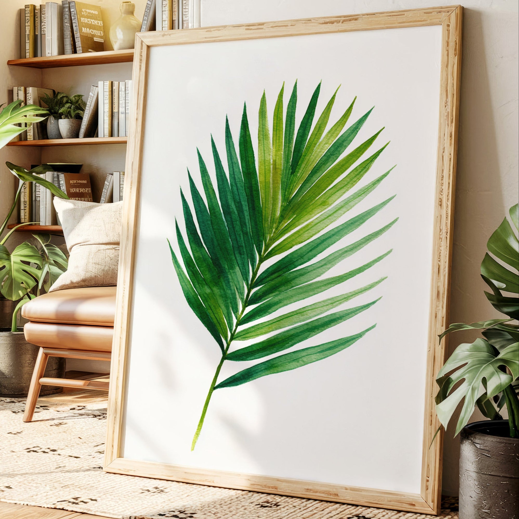 Emerald Fronds in Gentle Breeze