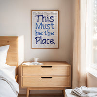 Blue Letters Find Their Home