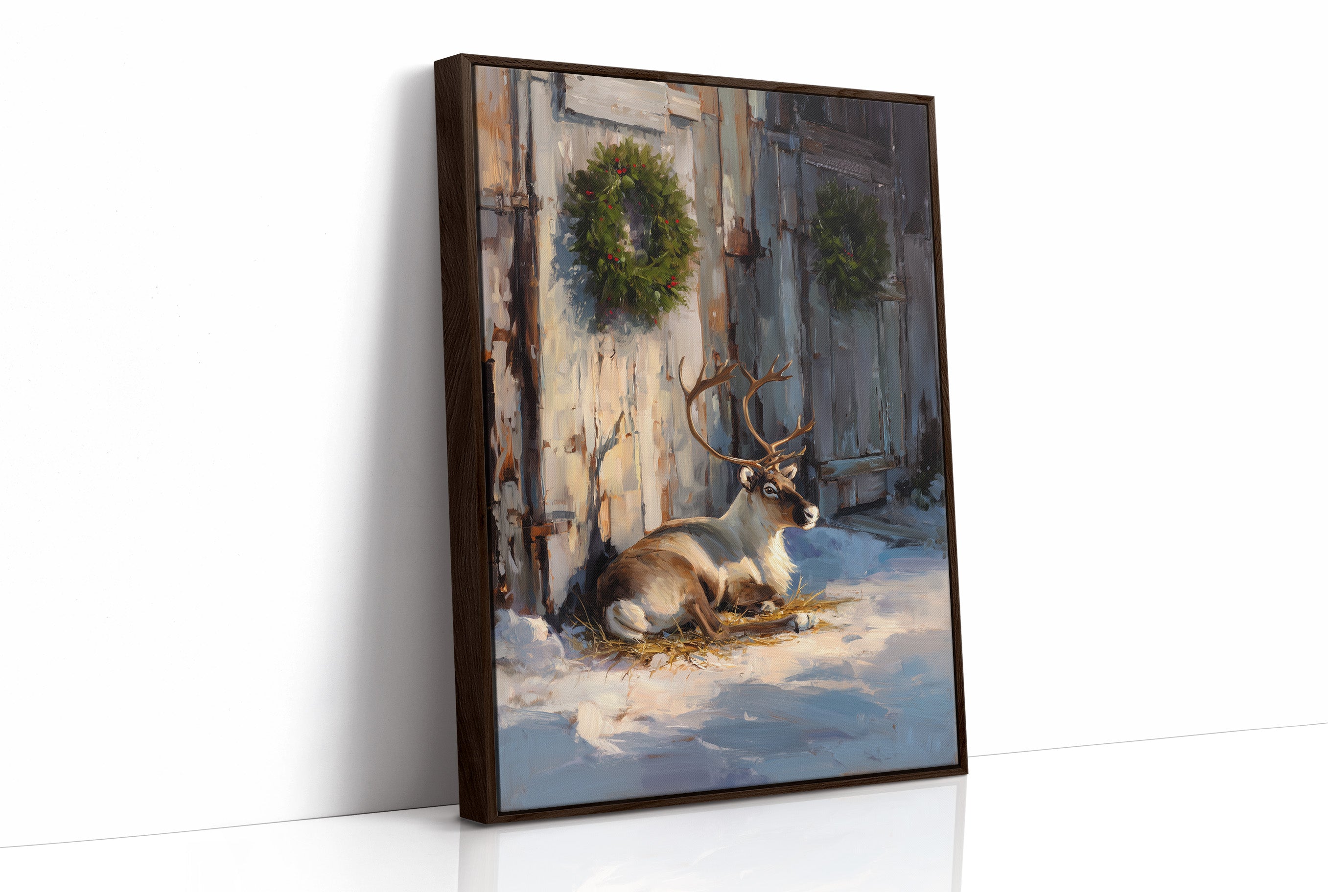 Winter Watch Beneath Wreaths