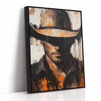Shadowed Cowboy – Bold Western Expression