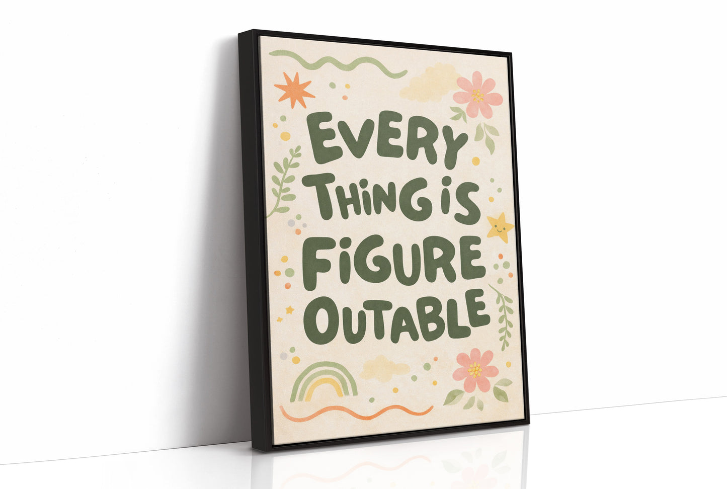 Everything Is Figure Outable in Botanical Embrace