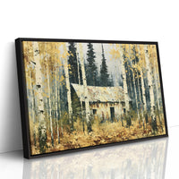 Cabin Lost in the Birches