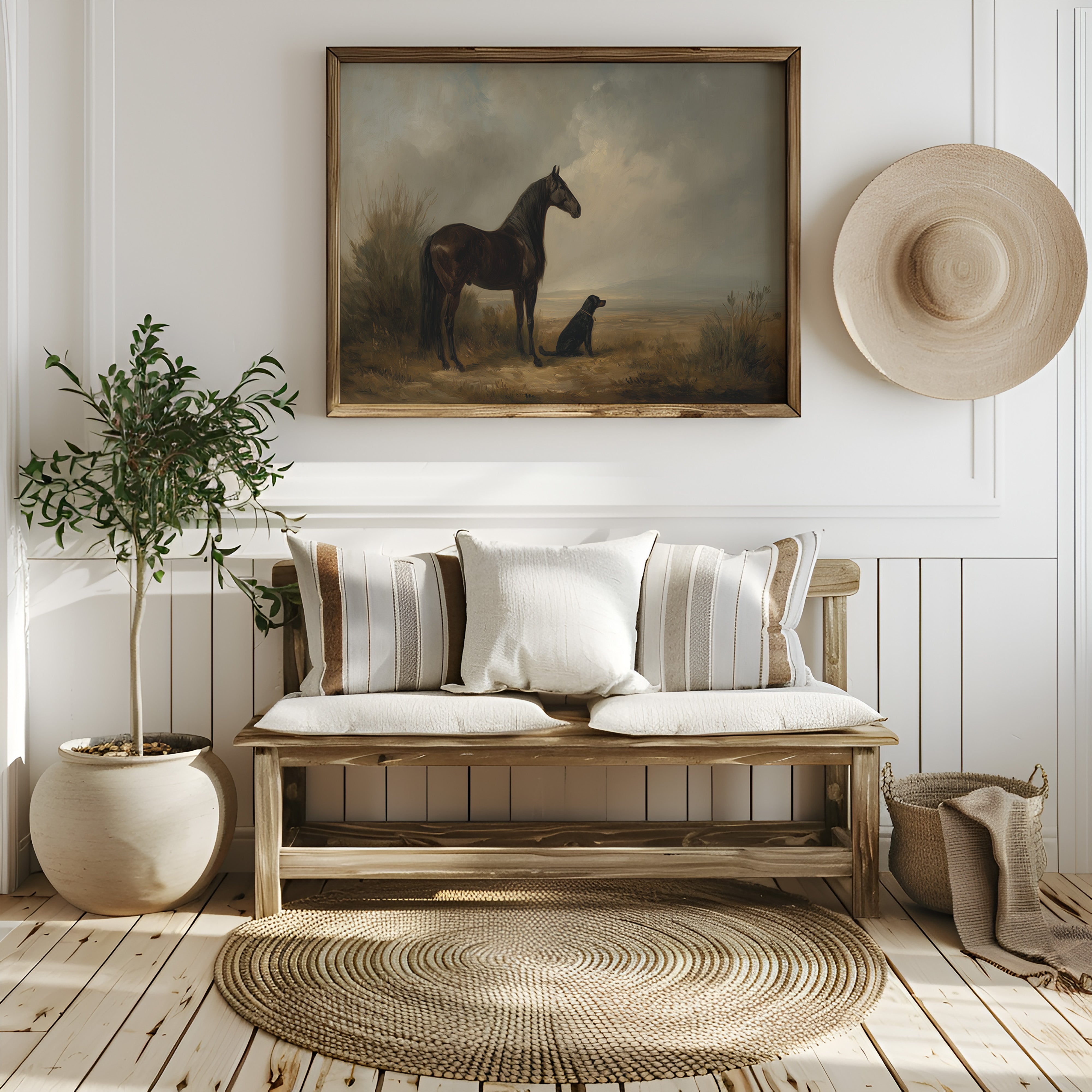 Noble Steed Shares Dawn With Friend