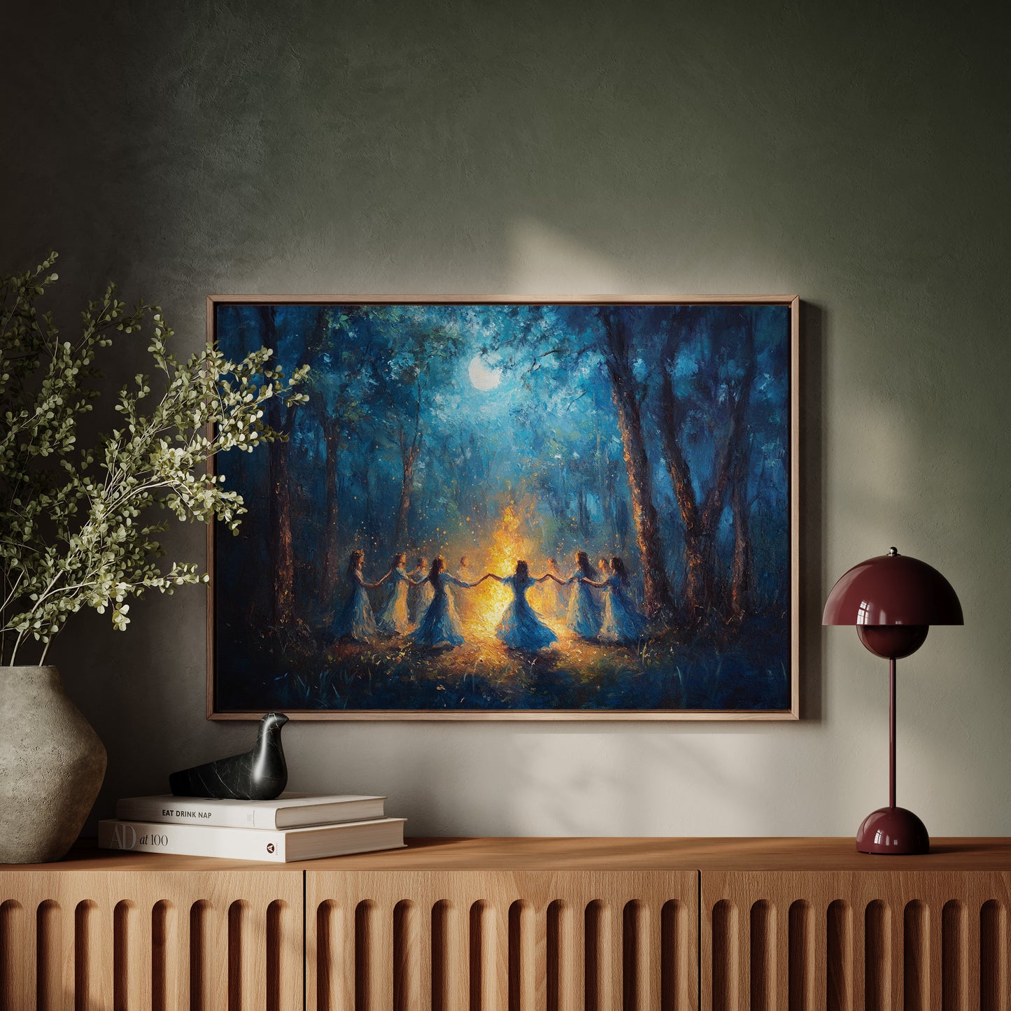 Moonlit Dance In Ancient Woods