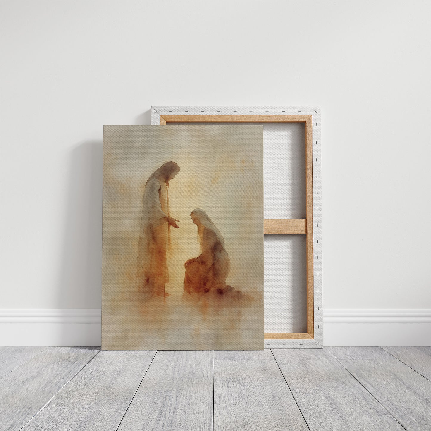 Sacred Moment In Golden Light