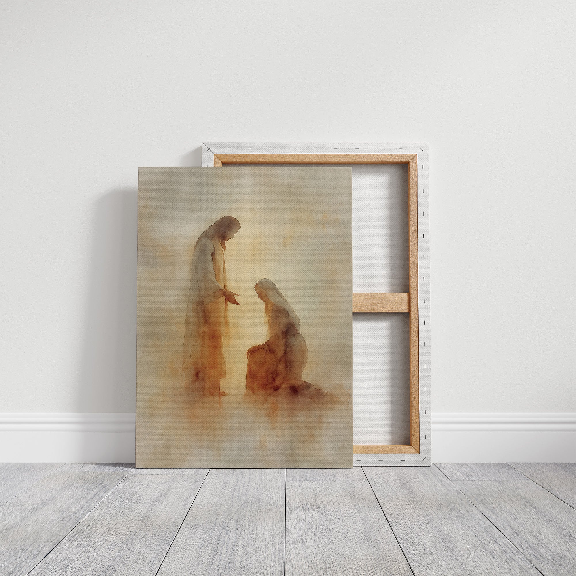 Sacred Moment In Golden Light