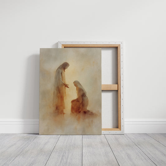 Sacred Moment In Golden Light