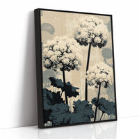 Hydrangea Stems in Silhouette