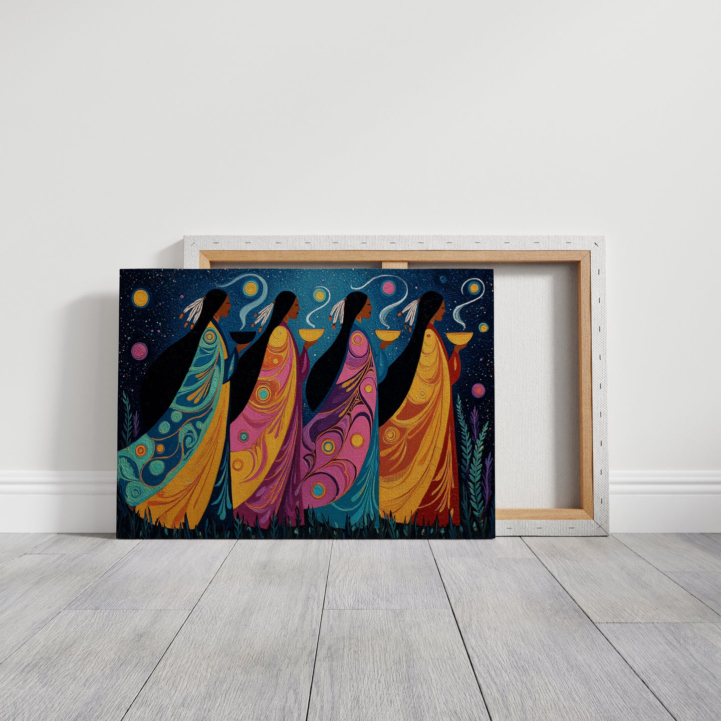 Sacred Stars Dance Through Night