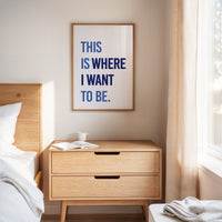 Blue Letters Paint Tomorrow's Promise