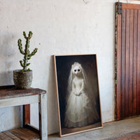 A Feline Bride Awaits the Unseen