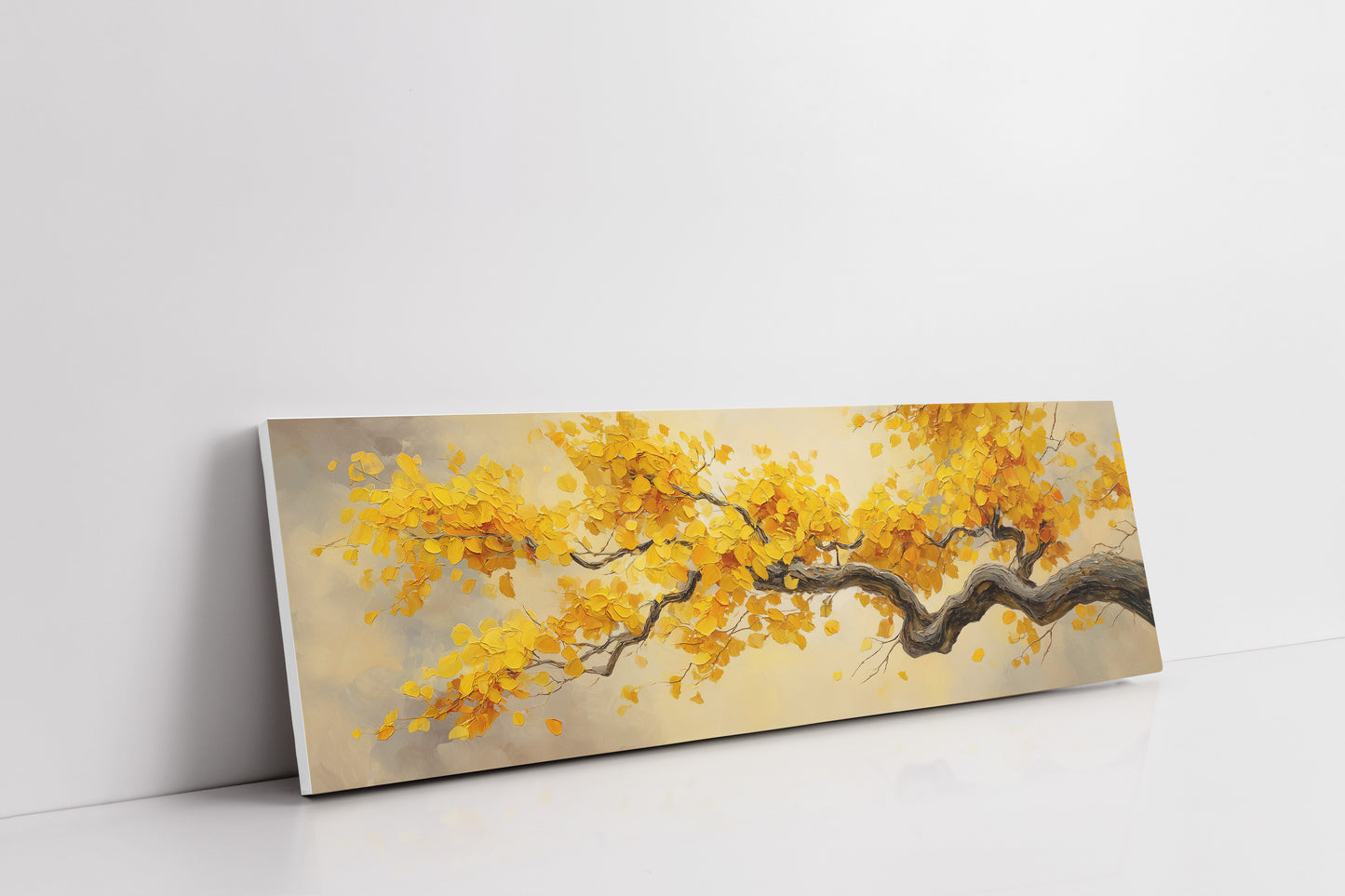 Golden Branch in Autumn Light