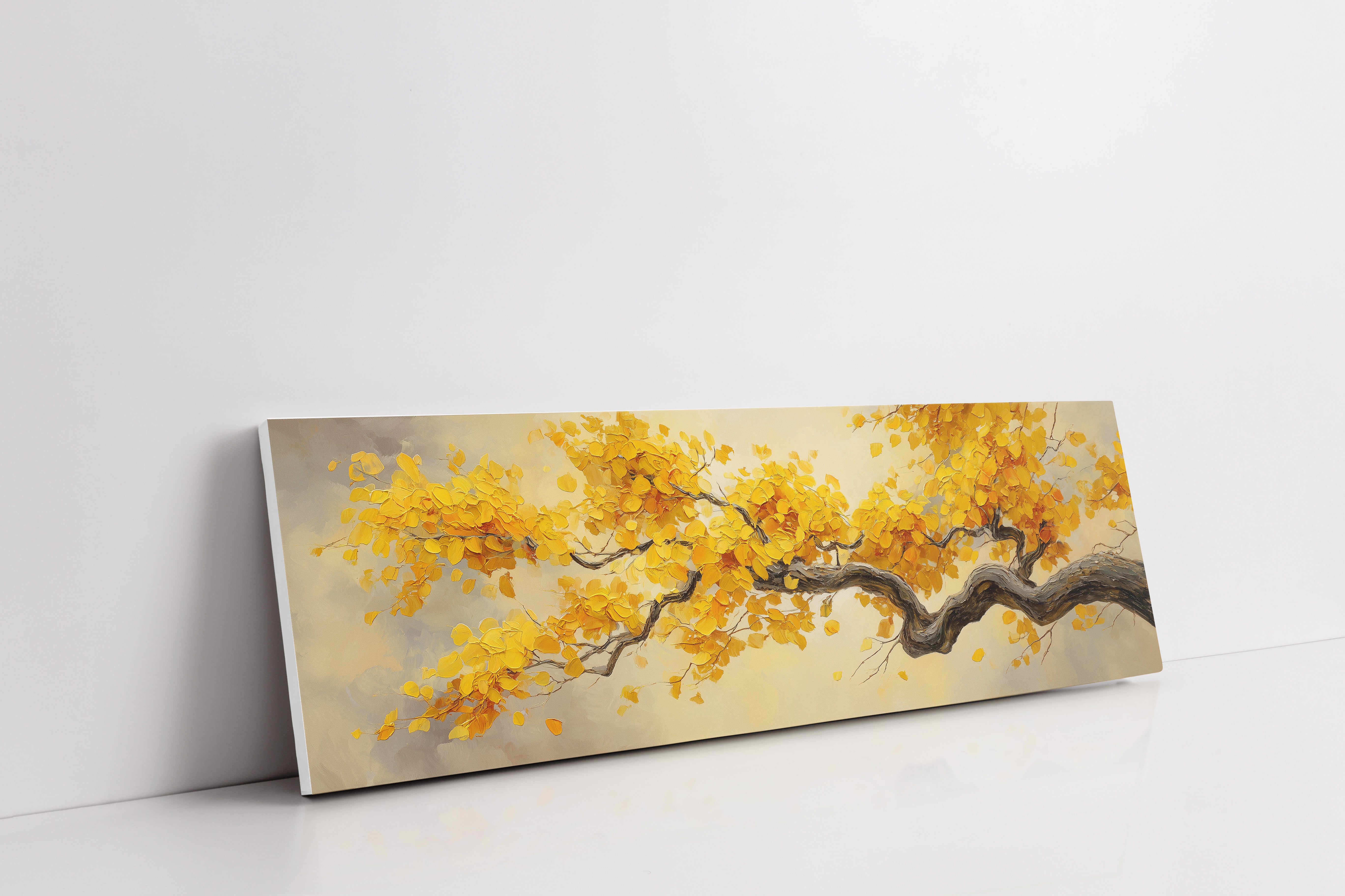 Golden Branch in Autumn Light