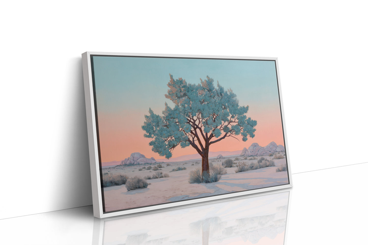 Turquoise Sentinel Guards Desert Dawn