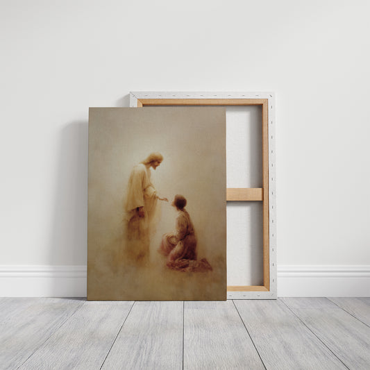 Sacred Moment On Wooden Table