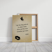 Took the Long Road Out — Cowboy Love Letter Print