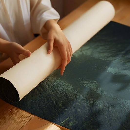 Forest Sentinel With Glowing Eyes