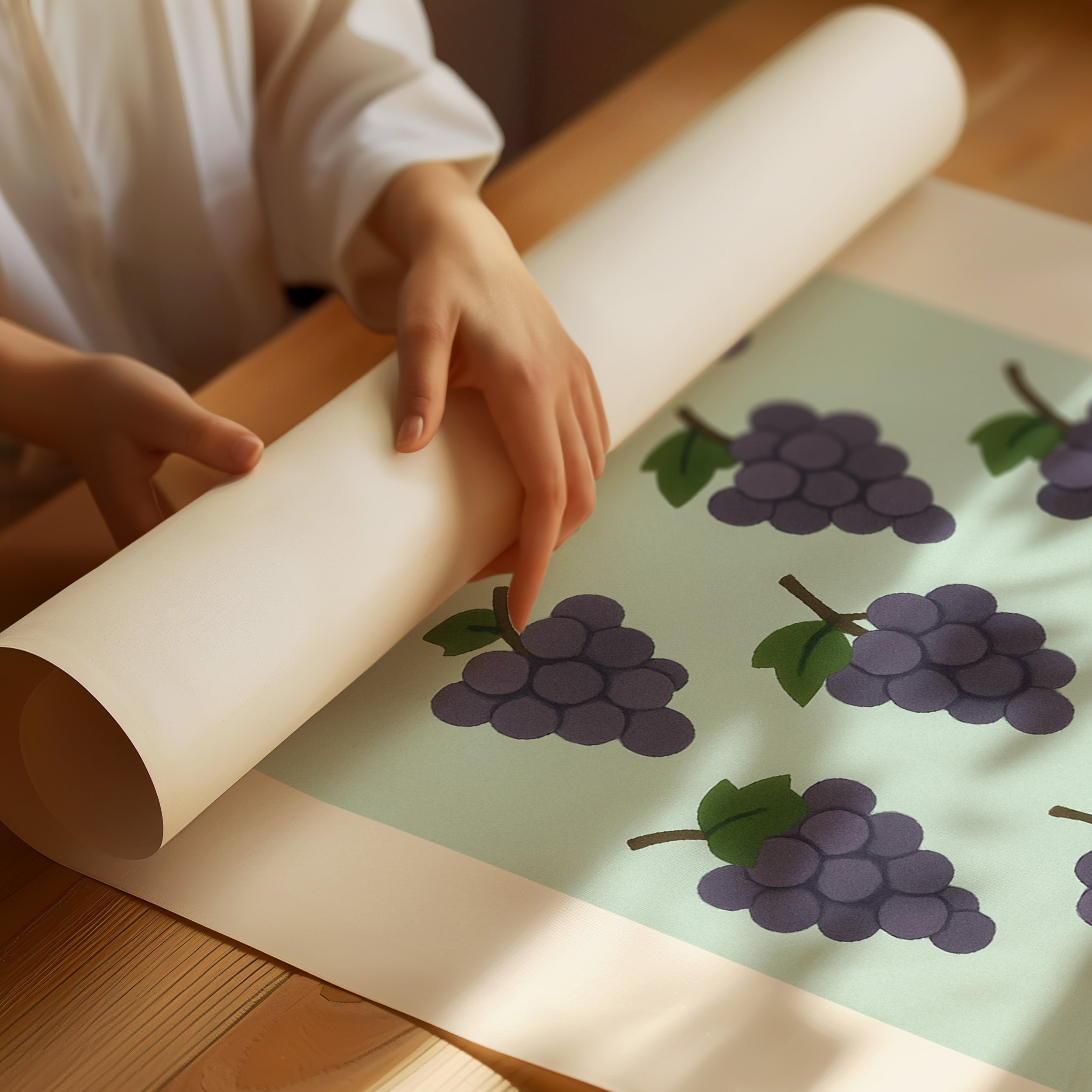 Vineyard Lessons In Mint Sky