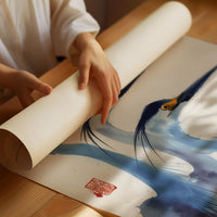 Blue Herons Dance In Morning Light