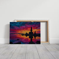 Stone Towers Pierce The Twilight Sky