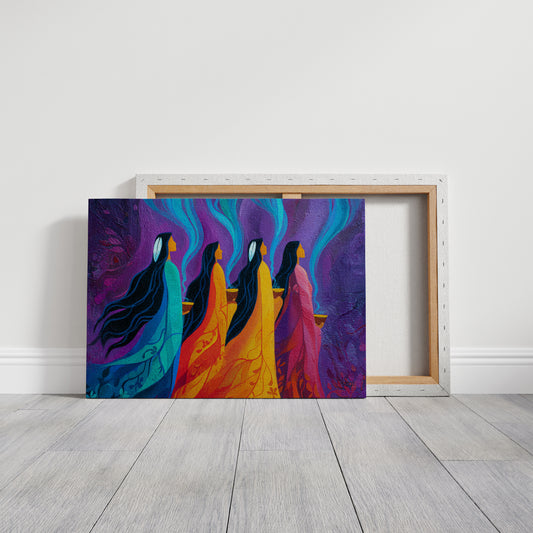 Sacred Smoke Rises Through Color