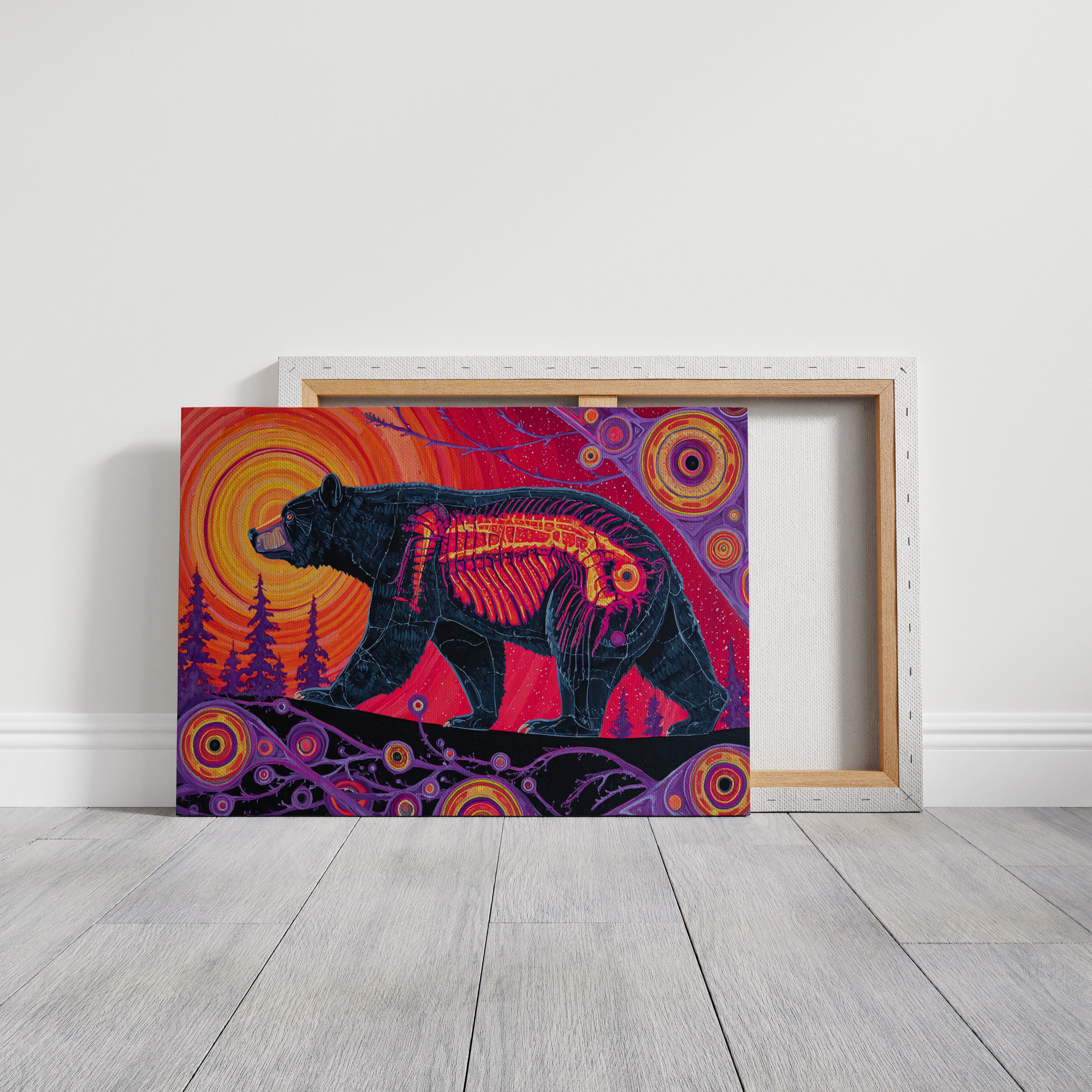 Spirit Bear's Inner Fire Glows