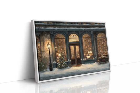 Winter Tales Behind Glowing Windows