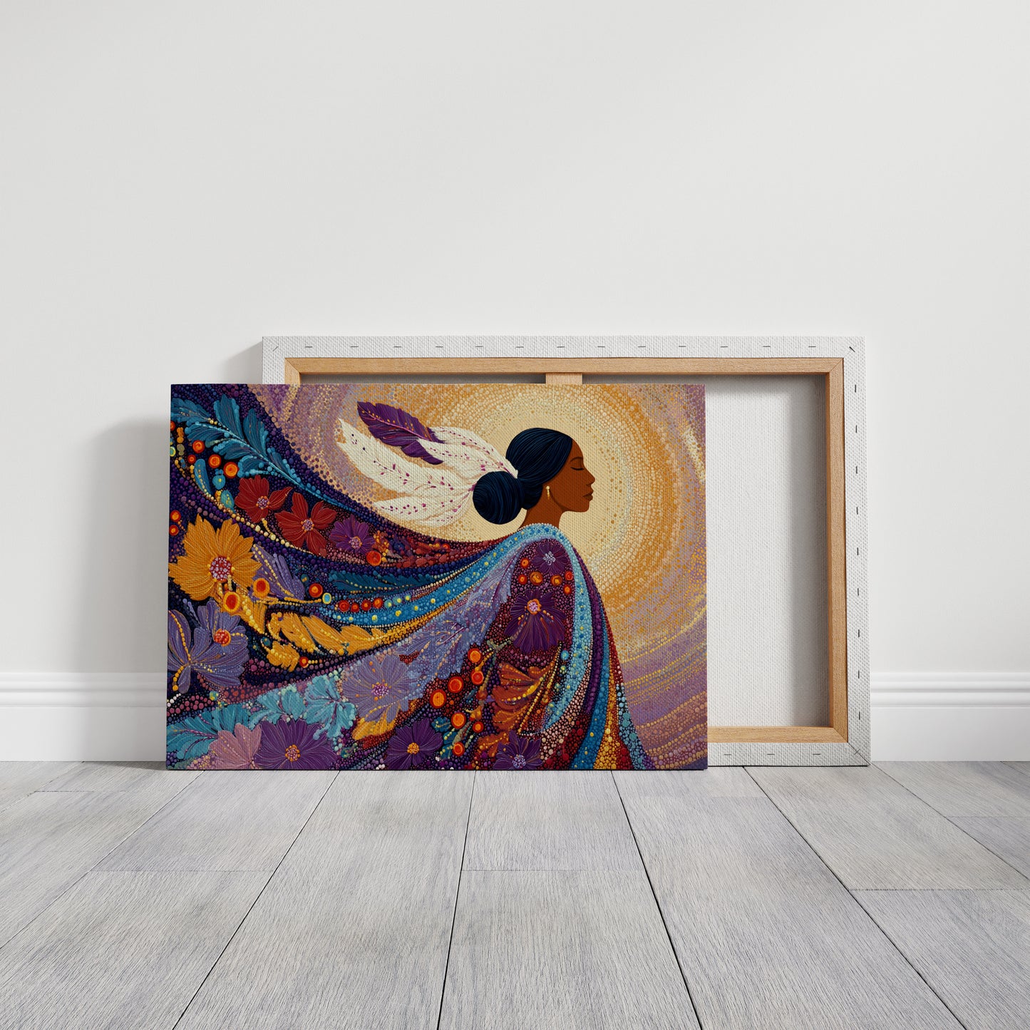 Sacred Flowers Dance In Evening Light