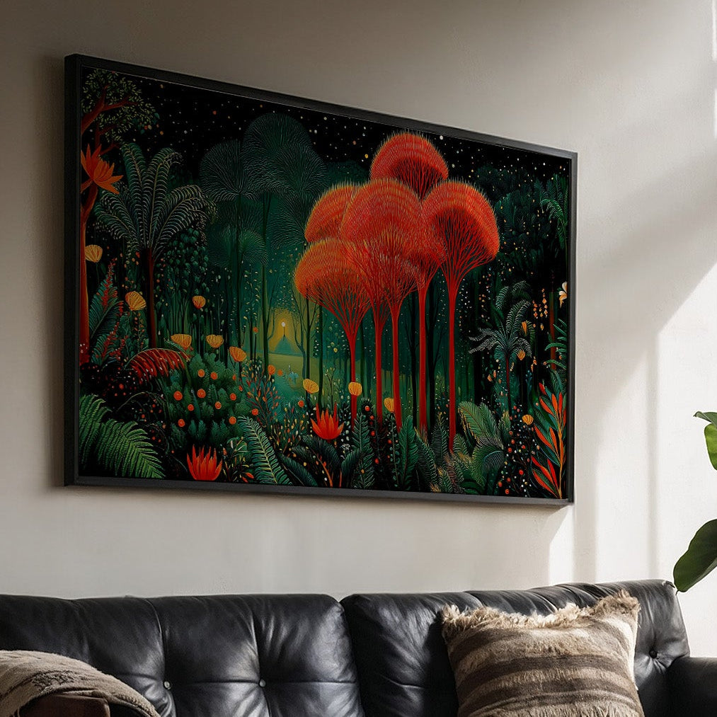 Coral Trees Dance In Midnight Gardens