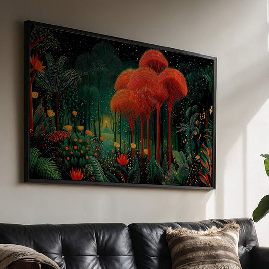 Coral Trees Dance In Midnight Gardens