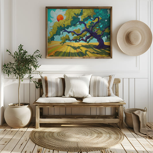 Ancient Oak Dances With Sunlight