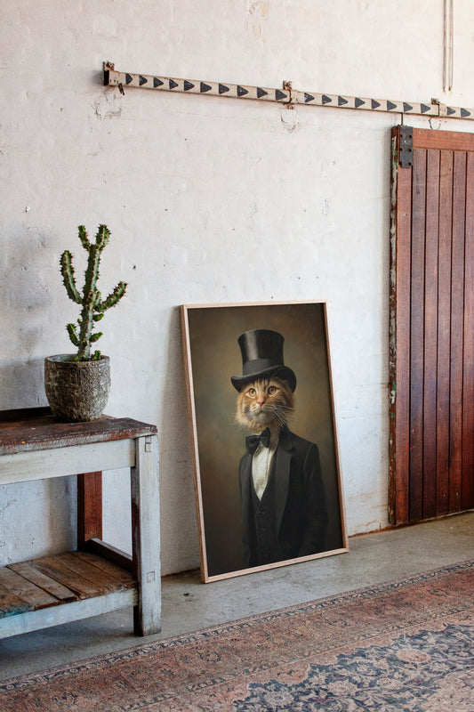 The Dapper Feline Connoisseur