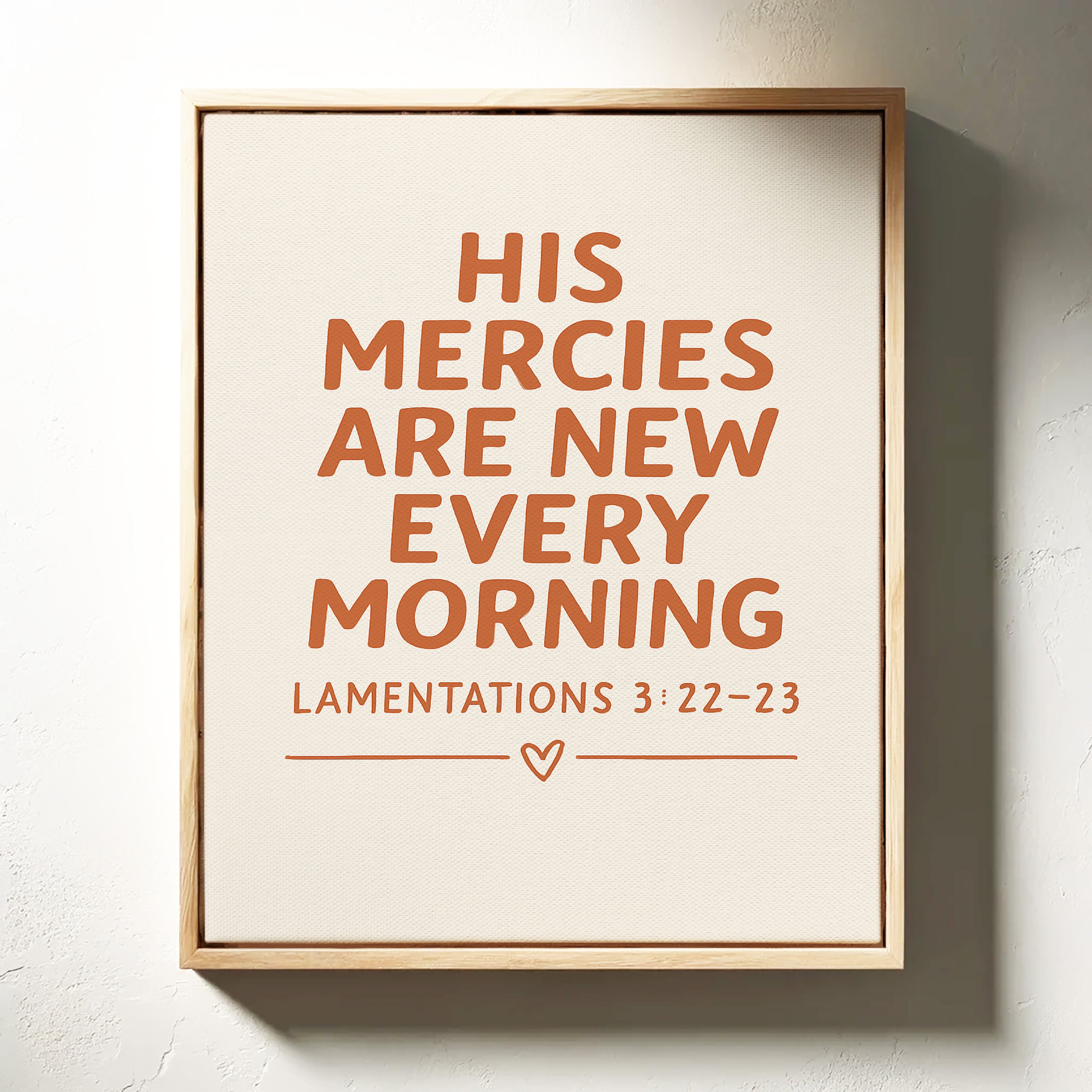 New Every Morning Scripture Print