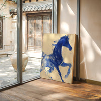 Indigo Stallion Rides The Wind