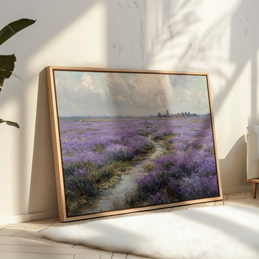 Lavender Paths Lead To Windmills