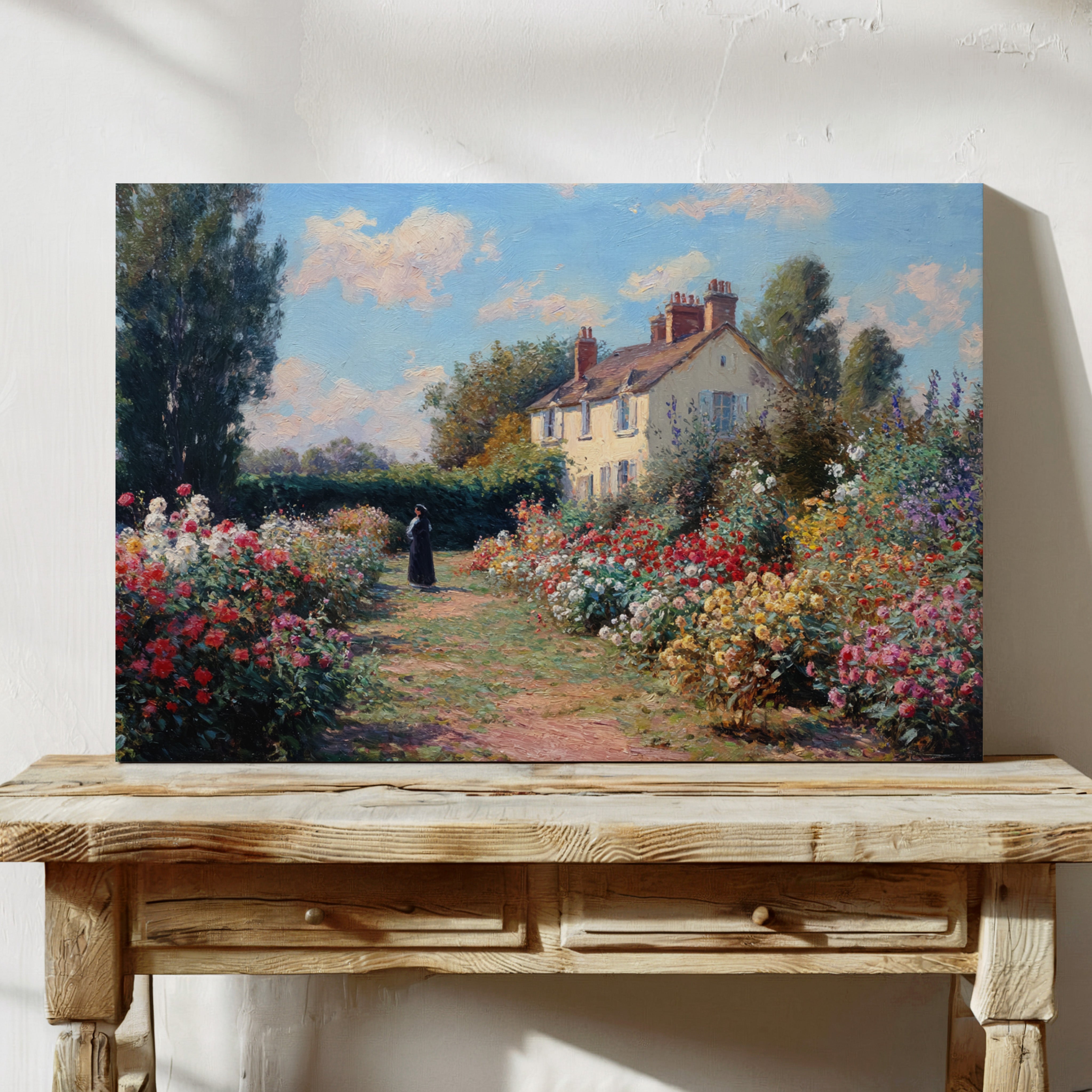 A Path Through Blooming Memories