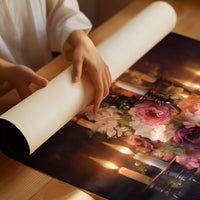 Candlelight Beckons Moths And Blooms