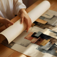 Sunlit Corner Bar Meets Abstract Dawn